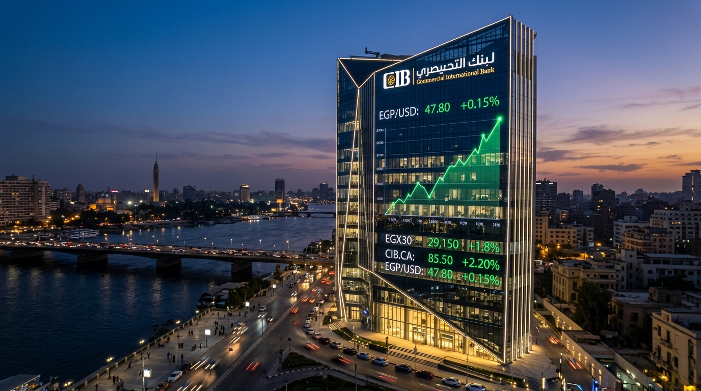 البنك التجاري الدولي (CIB) يسجل صافي أرباح تاريخية ويتوسع في تمويل التحول الرقمي بالبورصة المصرية